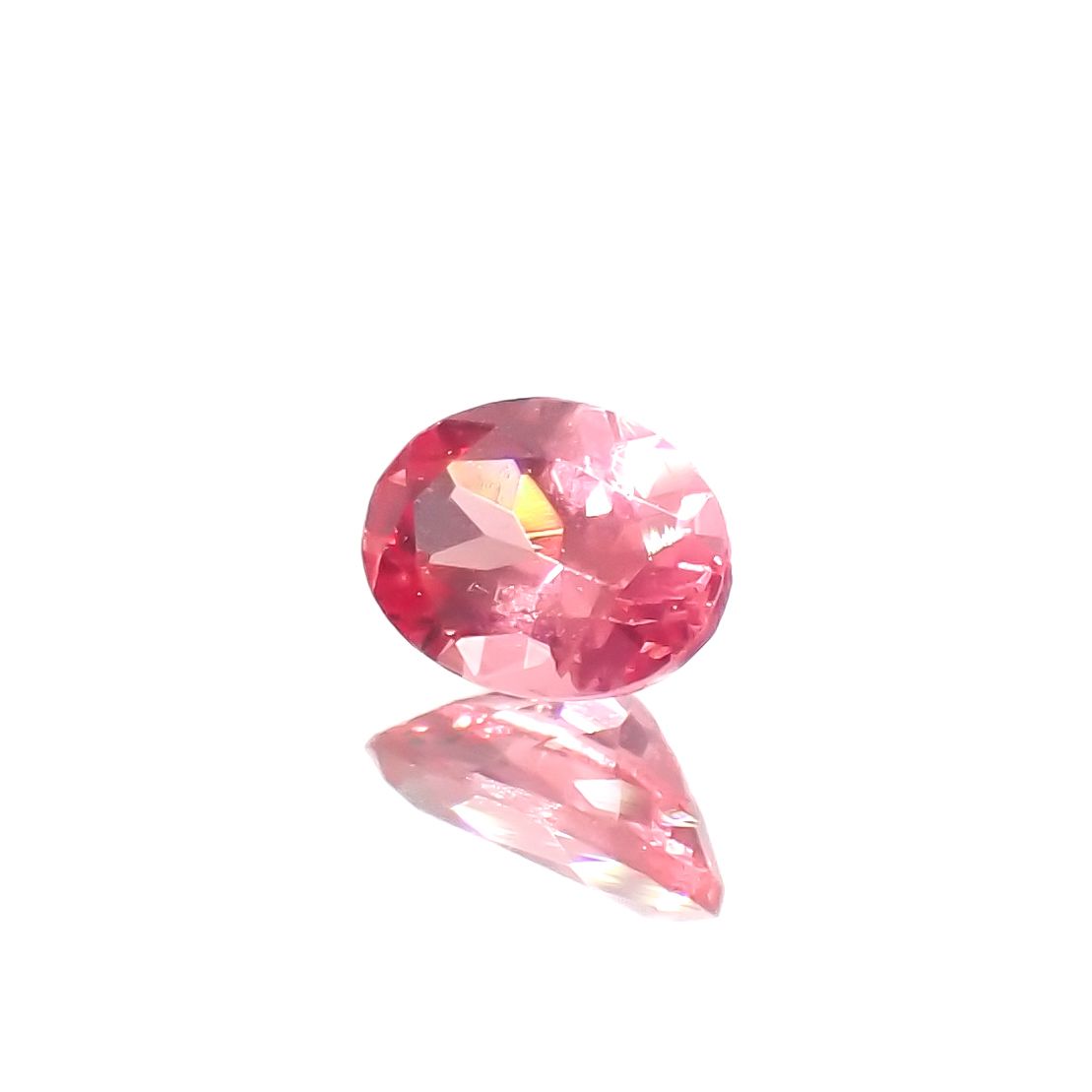 ピンクスピネル パパラチャカラー タンザニア産 0.16ct[230421854]4x2.9mm前後