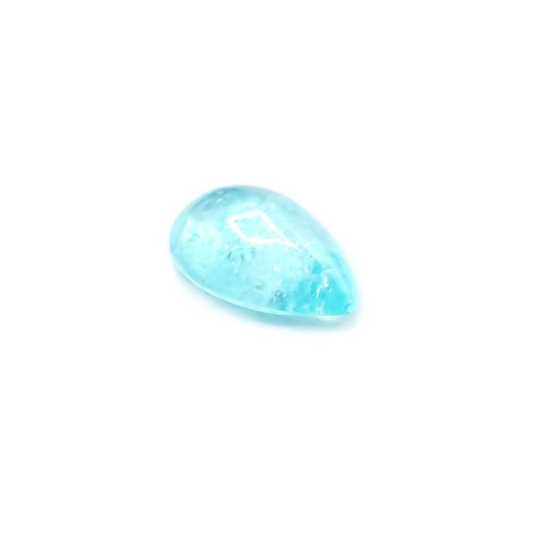 パライバトルマリン(宝石名トルマリン/別名パライバ・トルマリン) ブラジル・キントス鉱山産 0.343ct ソ付(宝貴協)[20106987]6.1×4.1mm前後
