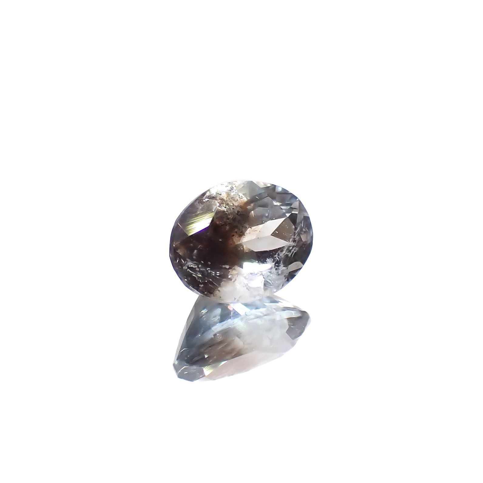 アベンチュリンアクアマリン ナイジェリア産 0.87ct[231224707]7x5.4mm前後