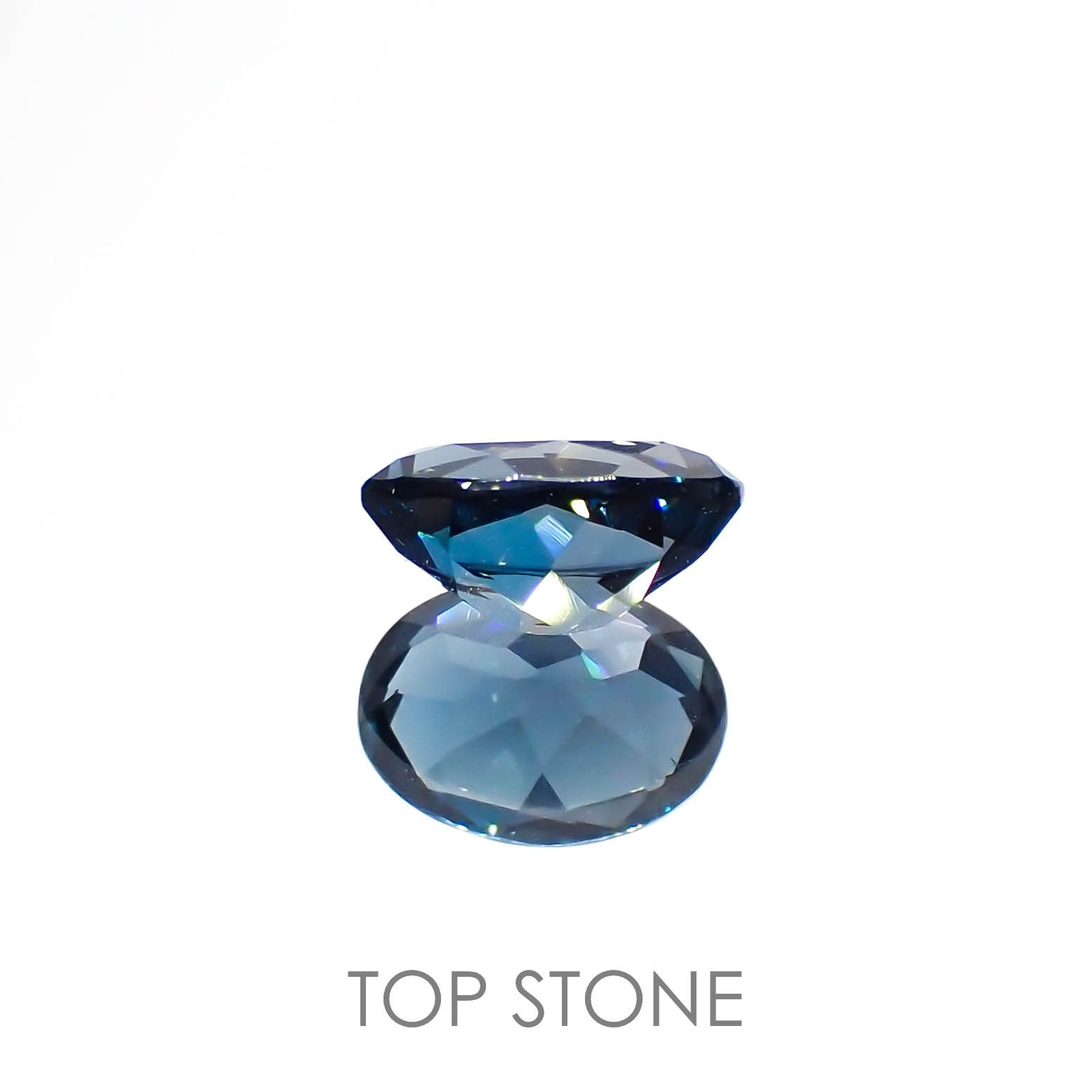 ロンドンブルートパーズ ブラジル産 1.39ct[221219300]8x5.9mm前後