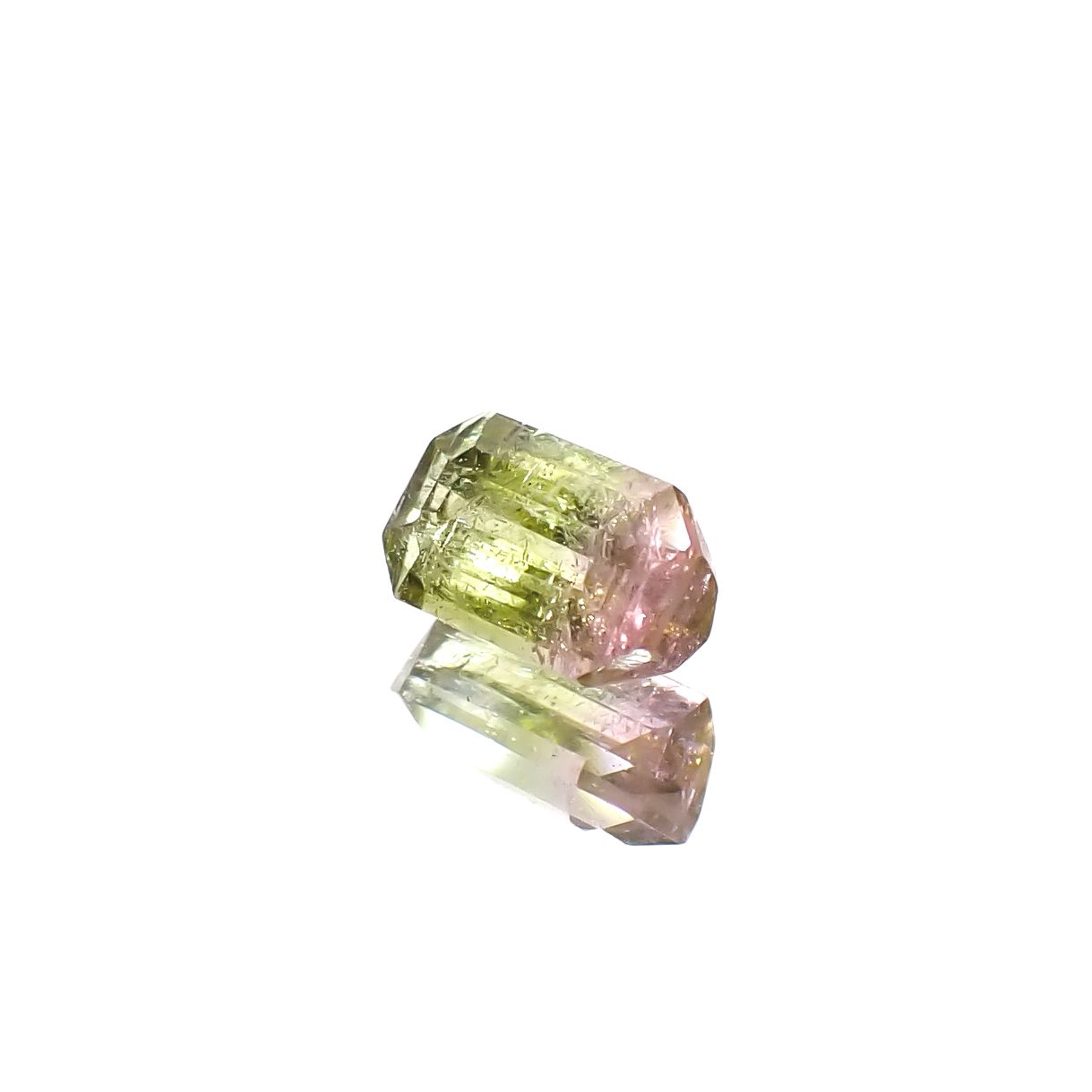 バイカラートルマリン アフガニスタン産 0.44ct[240929145]5.3x3.3mm前後