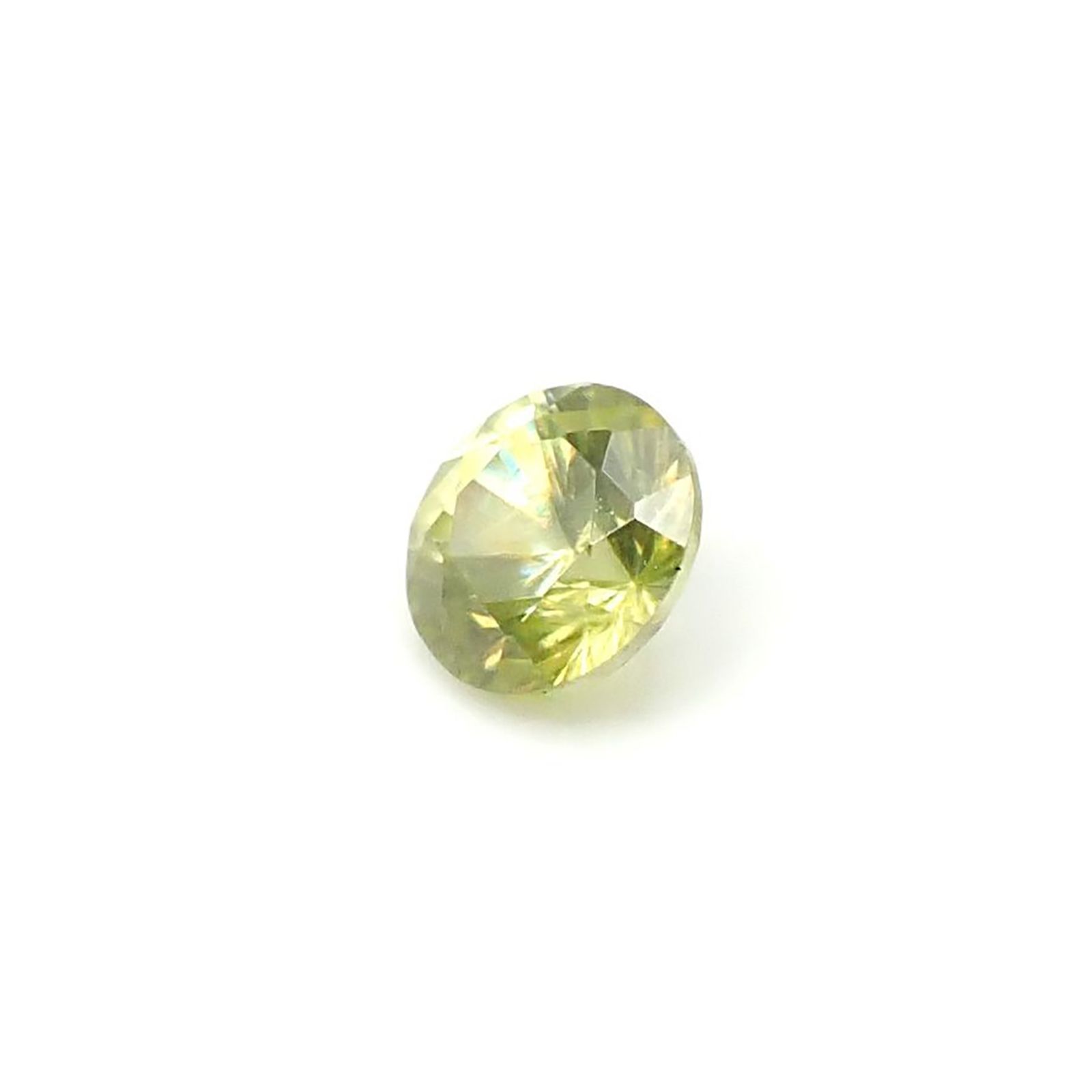 スフェーン(宝石名スフェーン)マダガスカル産 識別済 0.43ct / 4.5x4.5mm前後 [251231363]