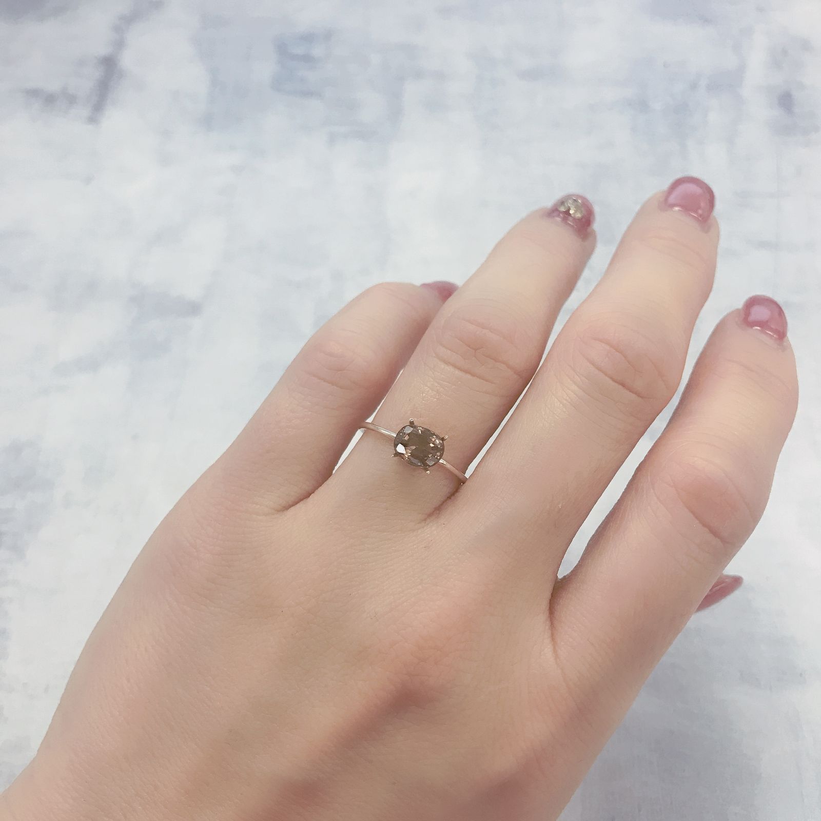 カラーシフトマラヤガーネット(宝石名ガーネット)タンザニア産 1.34ct 識別済[220115011]6.8x5.3mm前後