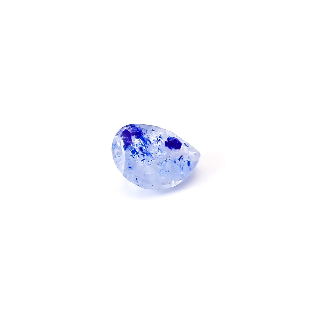 ラズライトインソーダライト フルオレッセンス アフガニスタン産 0.87ct / 8.2x6.3mm前後 [260432001]