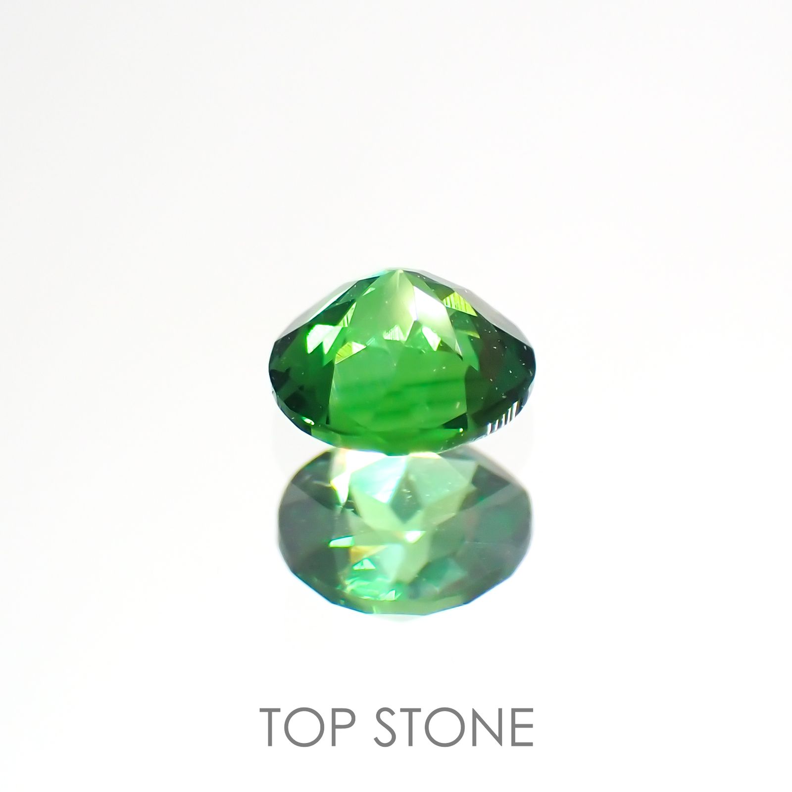 クロムトルマリン タンザニア産 0.18ct[220114167]3.6x3.6mm前後