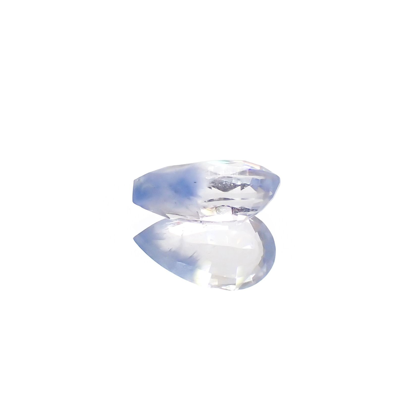 デュモルチェライトインクォーツ ブラジル産 1.50ct / 10.2x6mm前後 [231023583]