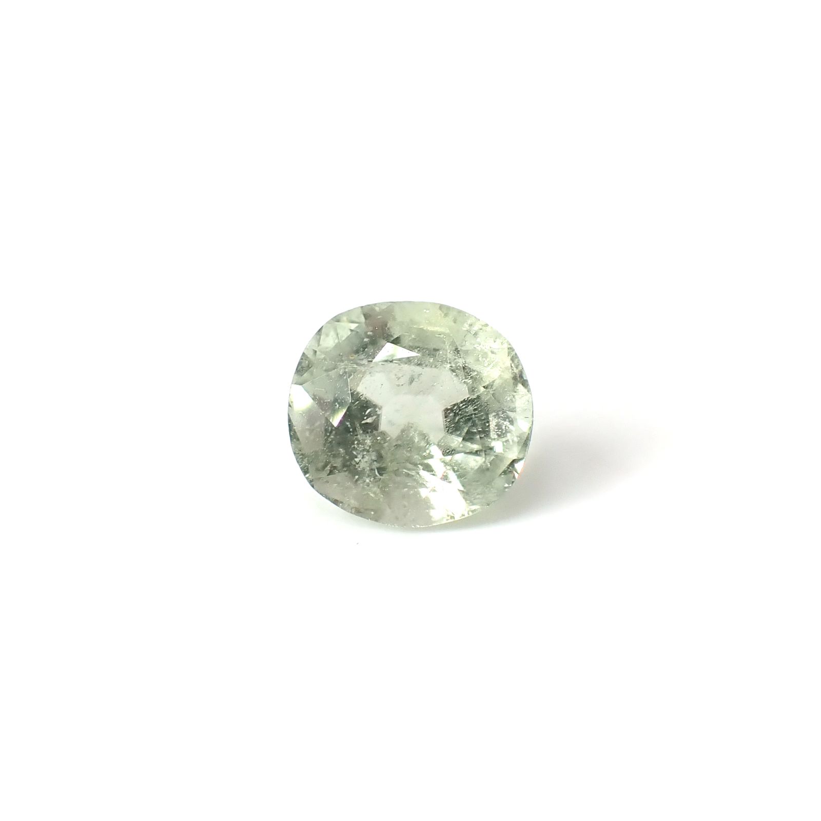 ヘルデライト(宝石名ヘルデライト)ブラジル産 2.585ct ソ付(日独)[250830964]8.87x8.33mm前後
