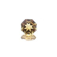 ◇オクタゴンカット◇イエロートルマリン SA(宝石名トルマリン)ブラジル/アフリカ産 0.27ct 識別済[231124206]4x4mm前後