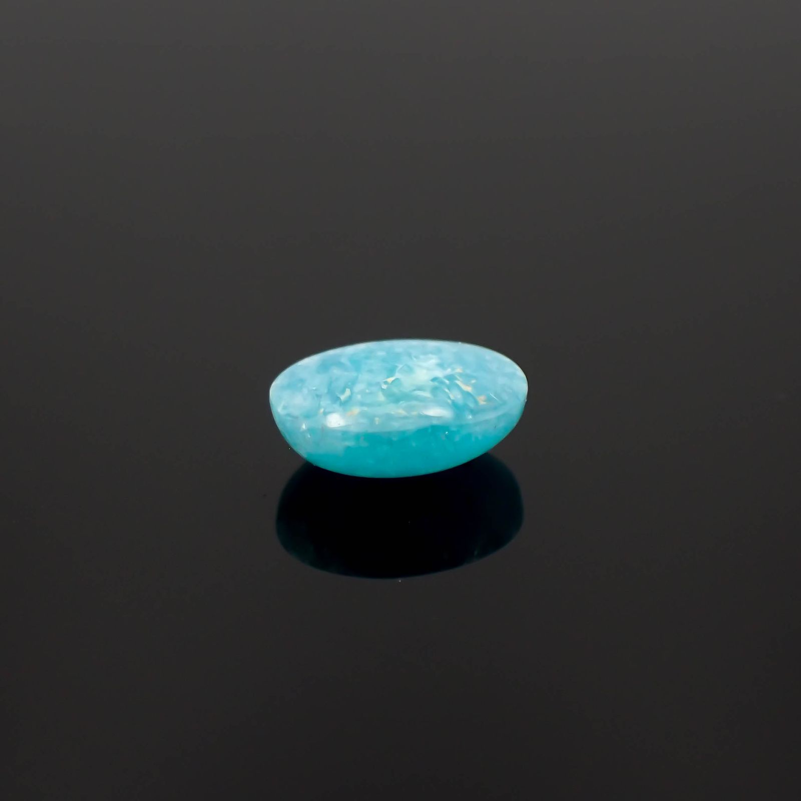 ヘミモルファイト(宝石名ヘミモルファイト)コンゴ民主共和国産 2.71ct 識別済[230522000]9.9x7.1mm前後