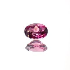 マラヤガーネット(宝石名ガーネット)タンザニア産 0.76ct 識別済[220113836]6.1x4.4mm前後
