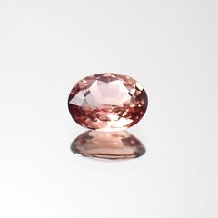 パパラチャサファイア 非加熱(宝石名サファイア/別名パパラチャ・サファイア)スリランカ産 0.47ct GIA鑑付[221018871]5.26x4.24mm前後