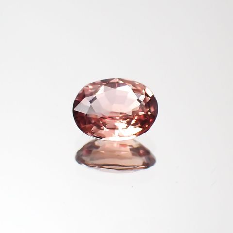 パパラチャサファイア 非加熱(宝石名サファイア/別名パパラチャ・サファイア)スリランカ産 0.47ct GIA鑑付[221018871]5.26x4.24mm前後