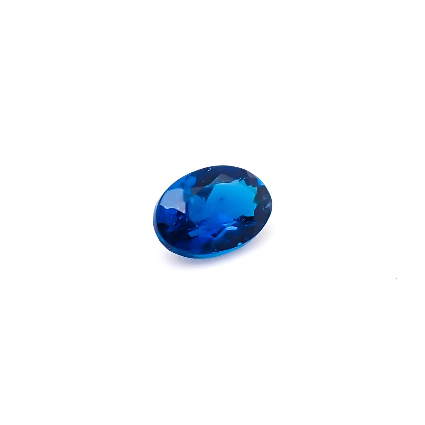 ディープブルーアパタイト マダガスカル産 0.49ct / 6x4.1mm前後 [260732598]