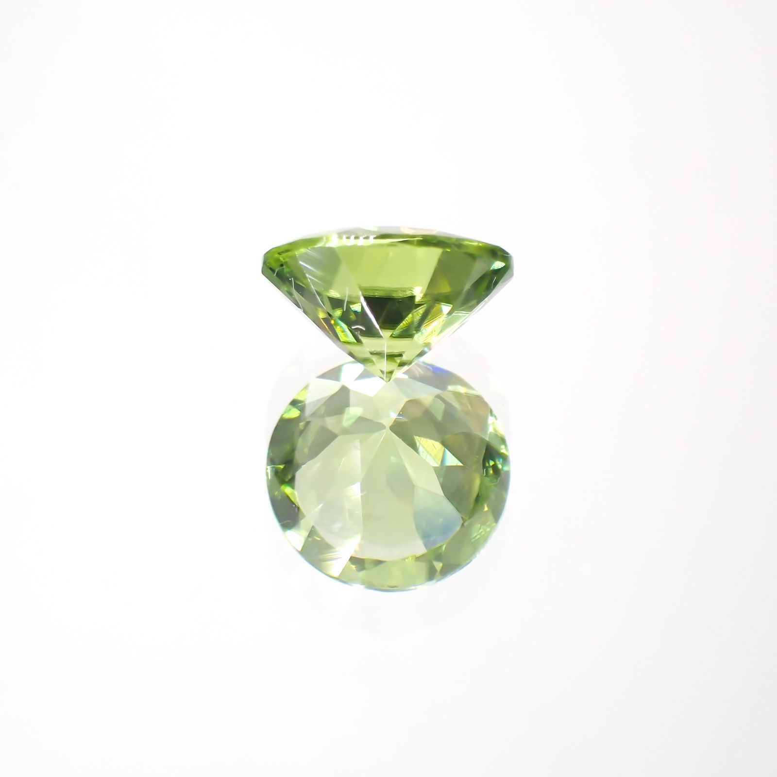 ペリドット(宝石名ペリドット) パキスタン産 1.15ct 識別済[211013089]6.9×6.9mm前後