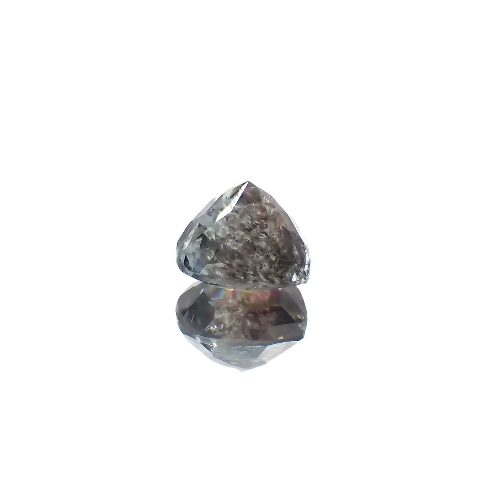 アベンチュリンアクアマリン ナイジェリア産 0.95ct[240226028]6.4x6.2mm前後