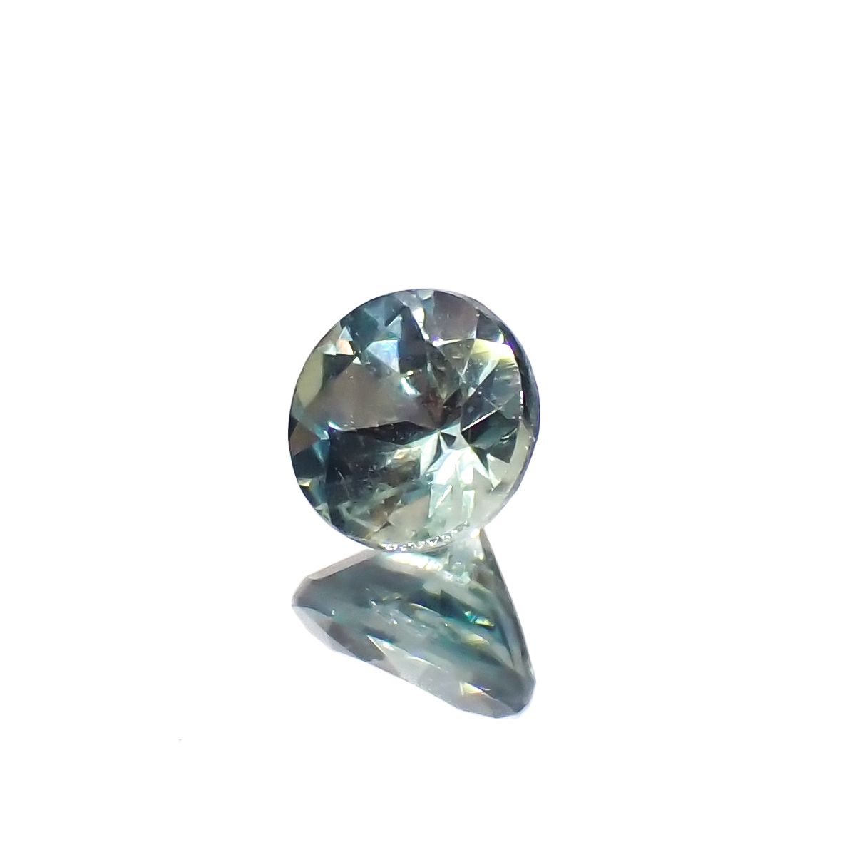 モンタナサファイア(宝石名サファイア)アメリカ・モンタナ州産 0.36ct 識別済[230622433]4.1x4mm前後