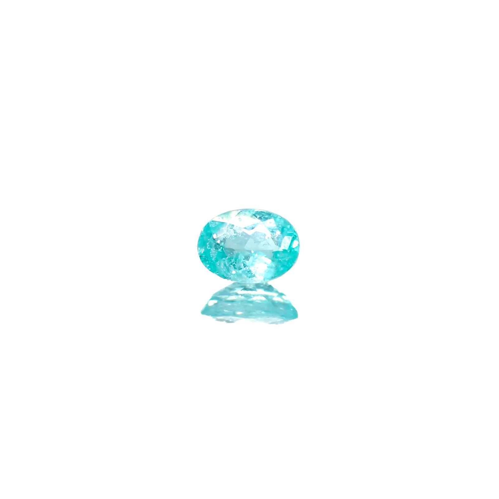 パライバトルマリン ブラジル・パライバ州バターリャ鉱山産 0.14ct[240326518]3.9x2.9mm前後