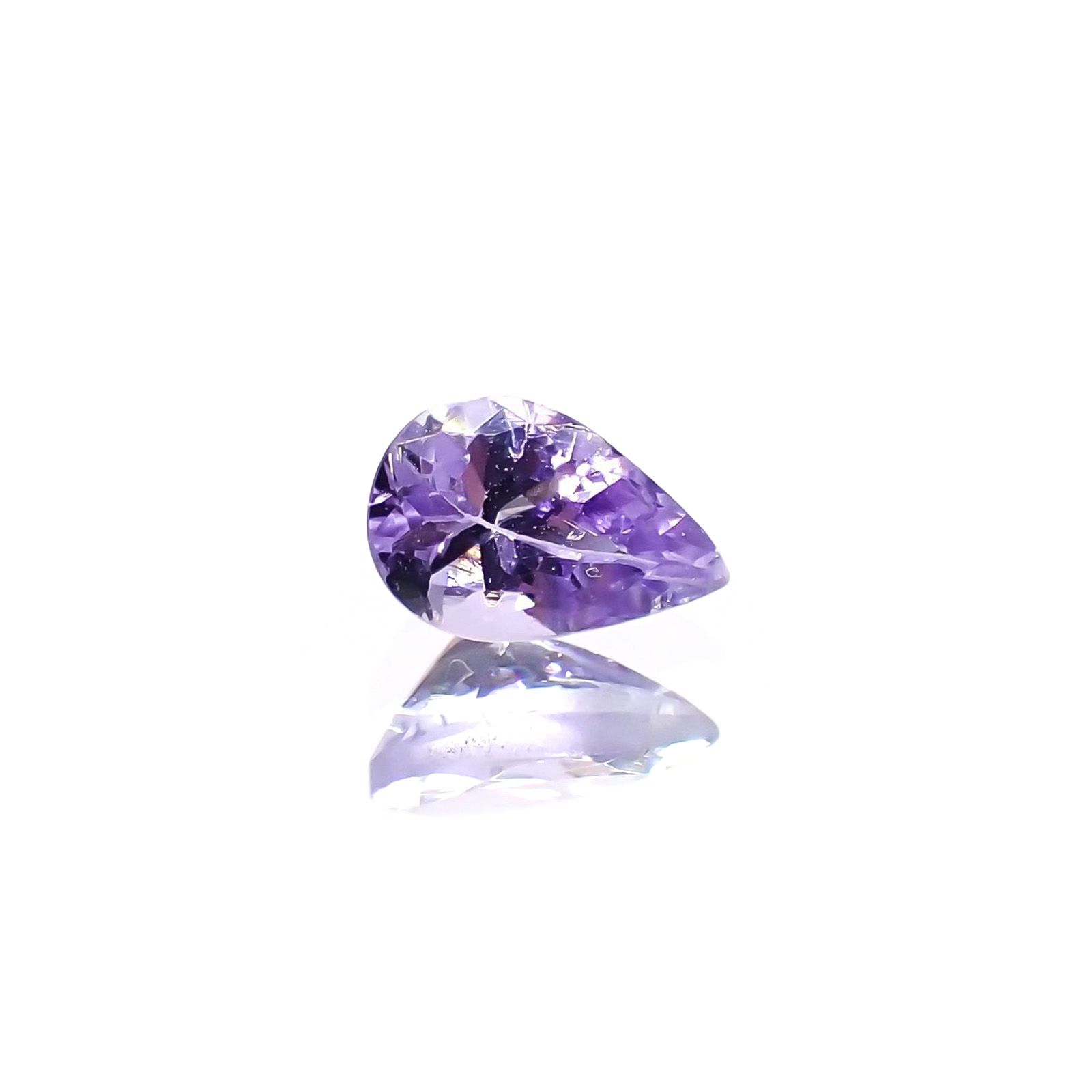 バイオレットゾイサイト(宝石名バイオレット・ゾイサイト)タンザニア産 識別済 0.45ct / 6.1x4mm前後 [220114943]