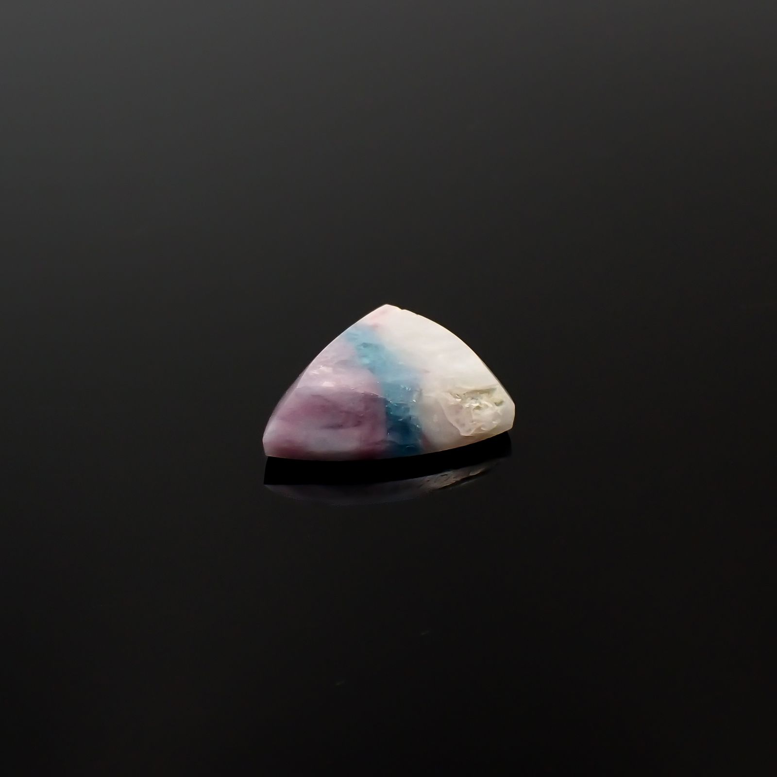パライバトルマリンインクォーツ ブラジル産 9.71ct[240427093]17.8x14.9mm前後