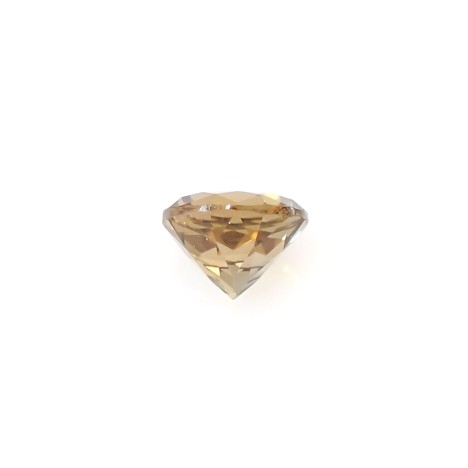 イエローゾイサイト タンザニア産 0.63ct[240427135]5.2x5.1mm前後