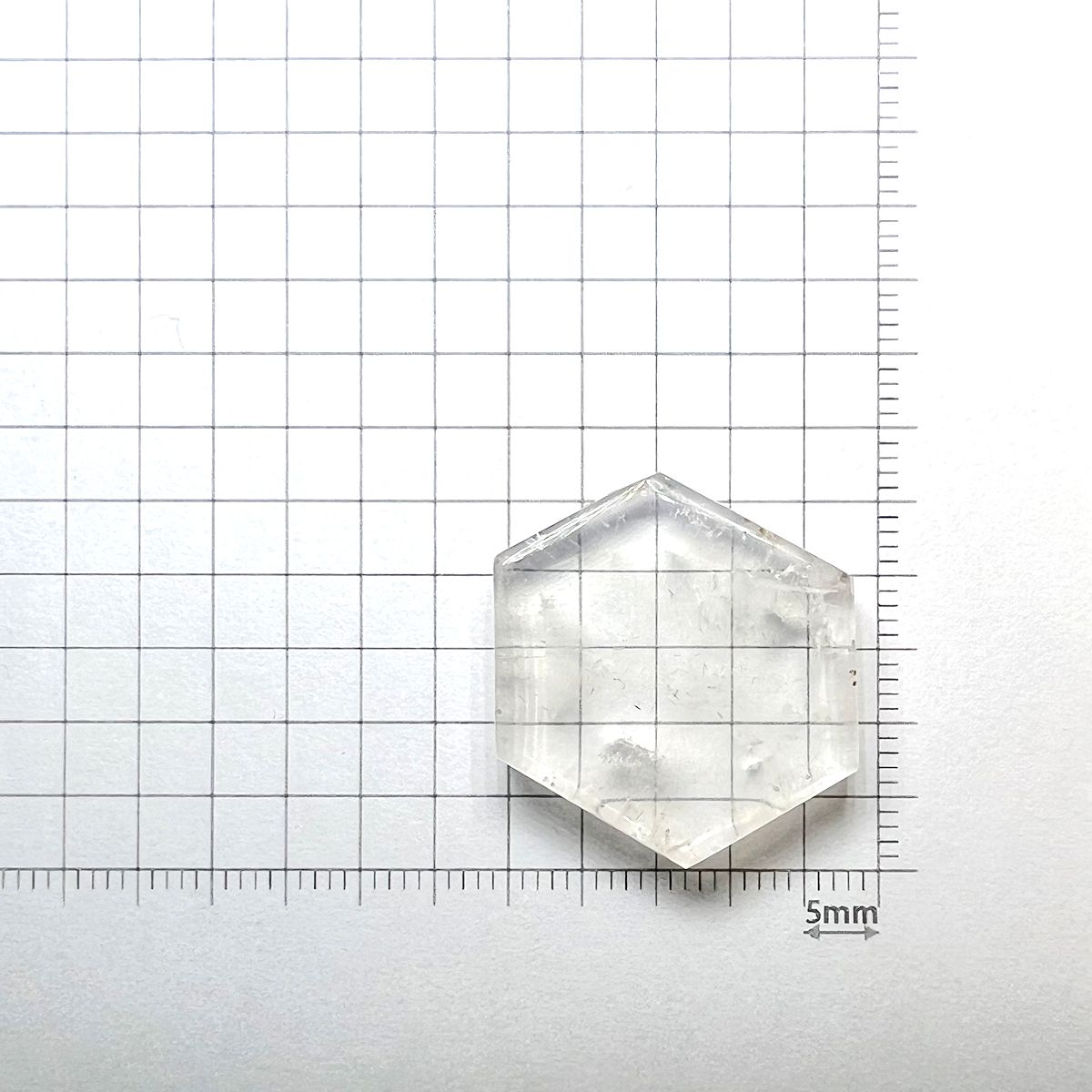 トラピッチェクォーツ 偏光板2枚付き コロンビア・ボヤカ産 27.98ct[230823256]24x22.2mm前後