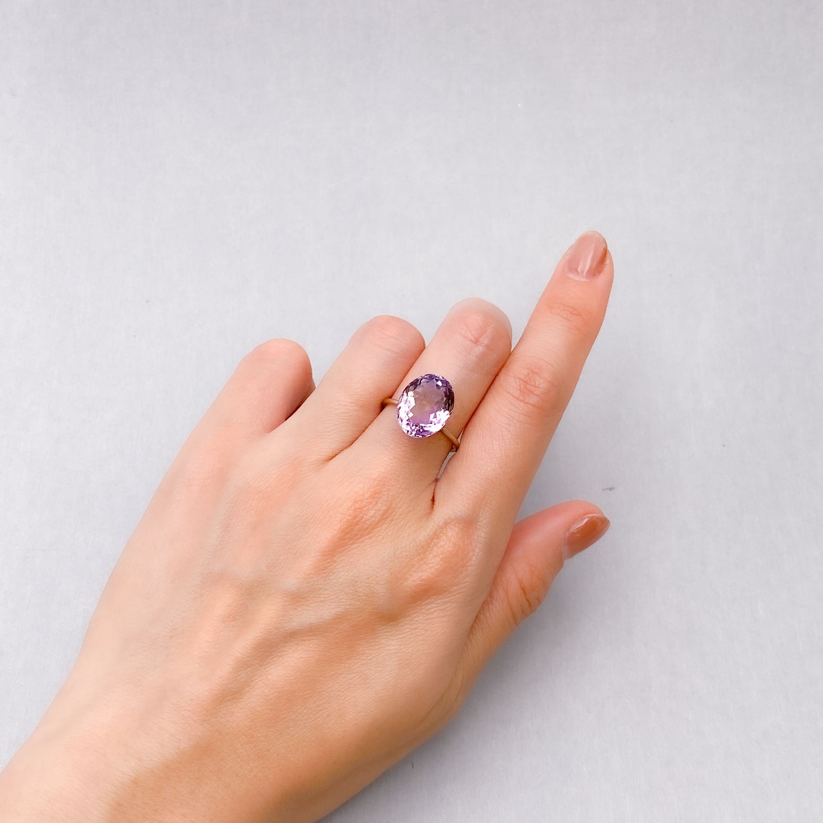 アメトリン ボリビア産 7.27ct [250129753]13.9x11.1mm前後