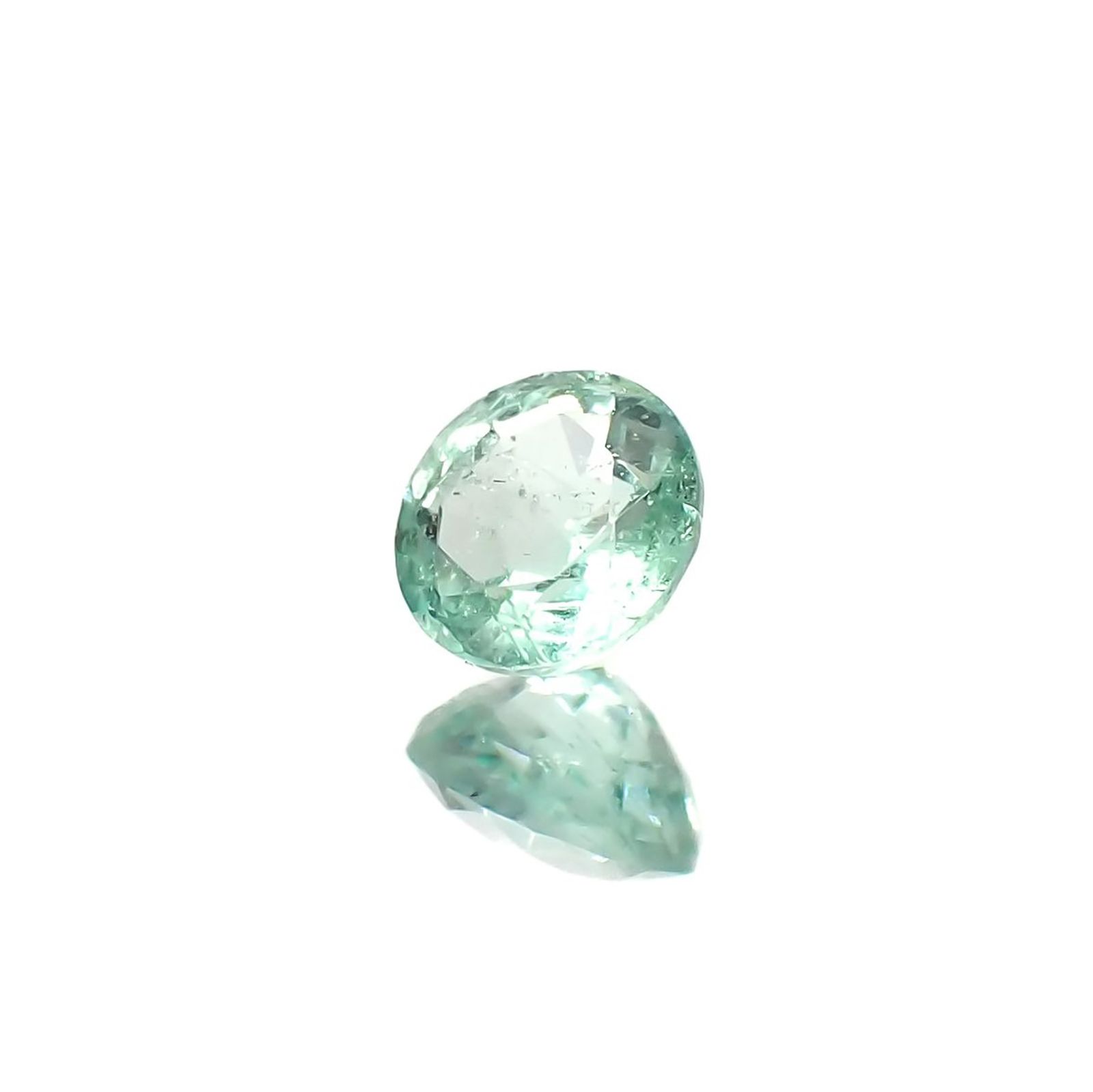 パステルカラーエメラルド コロンビア産 0.18ct / 3.5x3.5mm前後 [240225939]