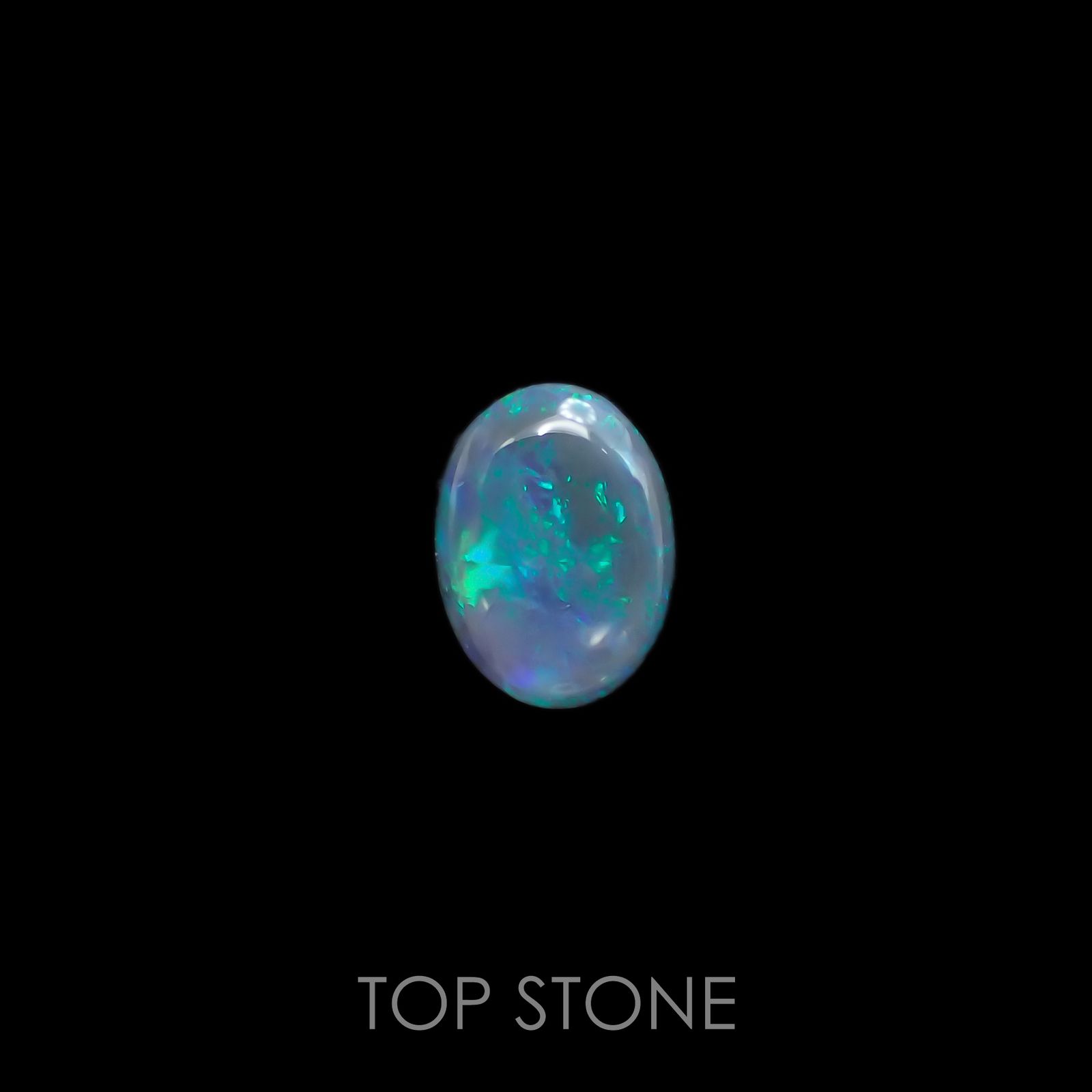 ブラックオパール オーストラリア産 ルース 0.72ct[210611323]8.8×6.7mm前後
