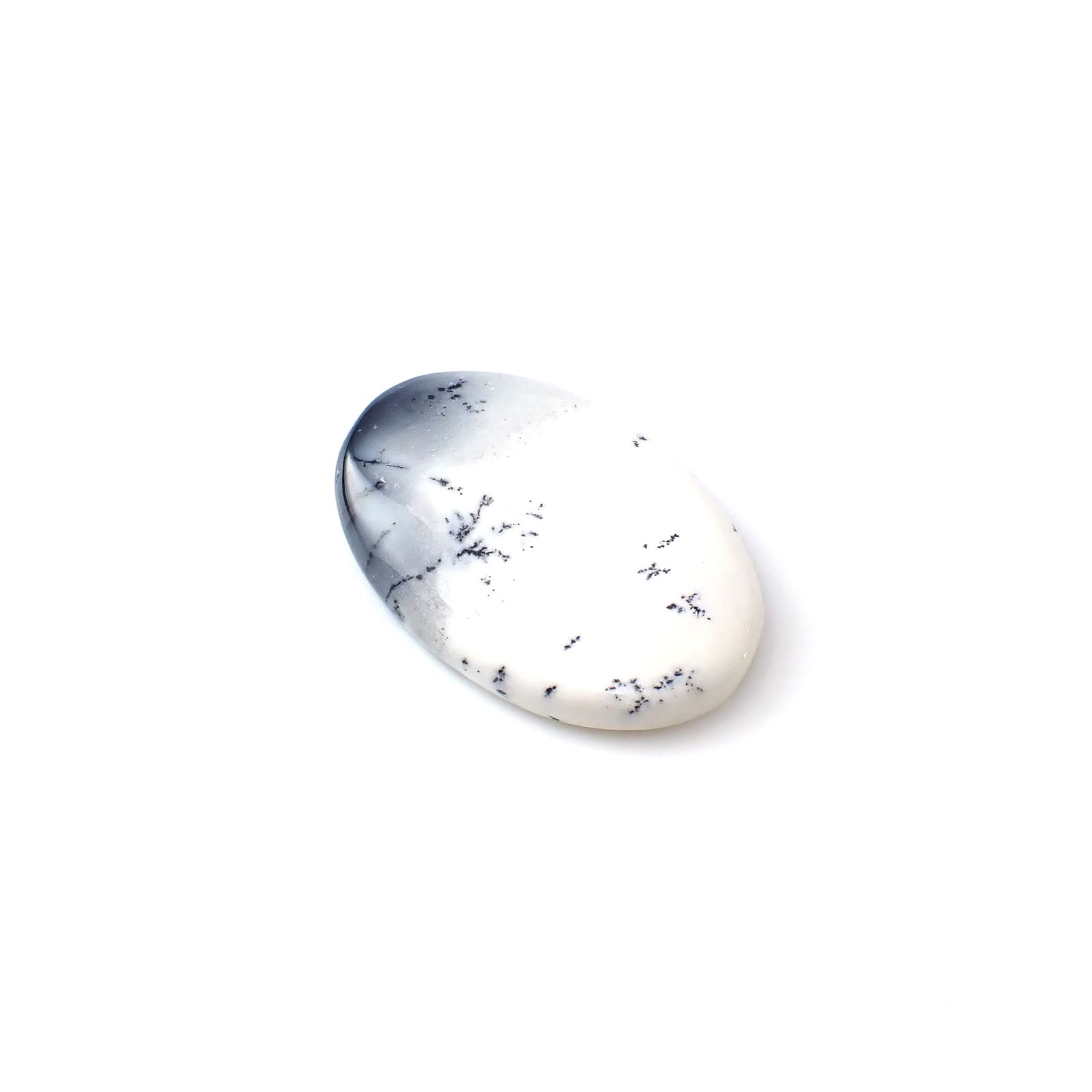 デンドリチックオパール ブラジル産 42.16ct [250931113]35.8x23.7mm前後