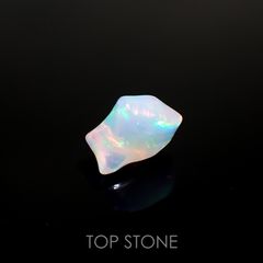 ◇バロック型◇エチオピアオパール(宝石名オパール) エチオピア産 3.79ct 識別済[210813175]13.2×10.9mm前後