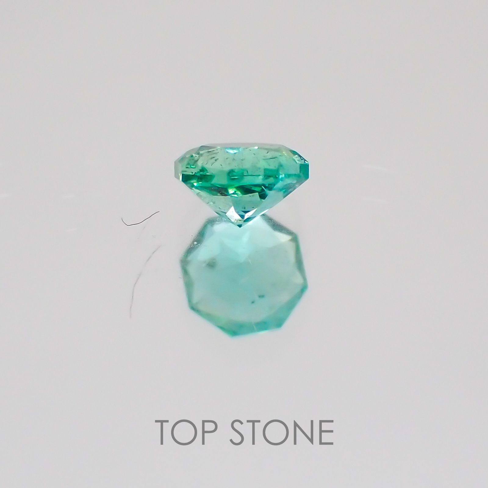 ◇オクタゴンカット◇エメラルド ザンビア産 ルース 0.13ct[21018871]3.1×3.1mm前後