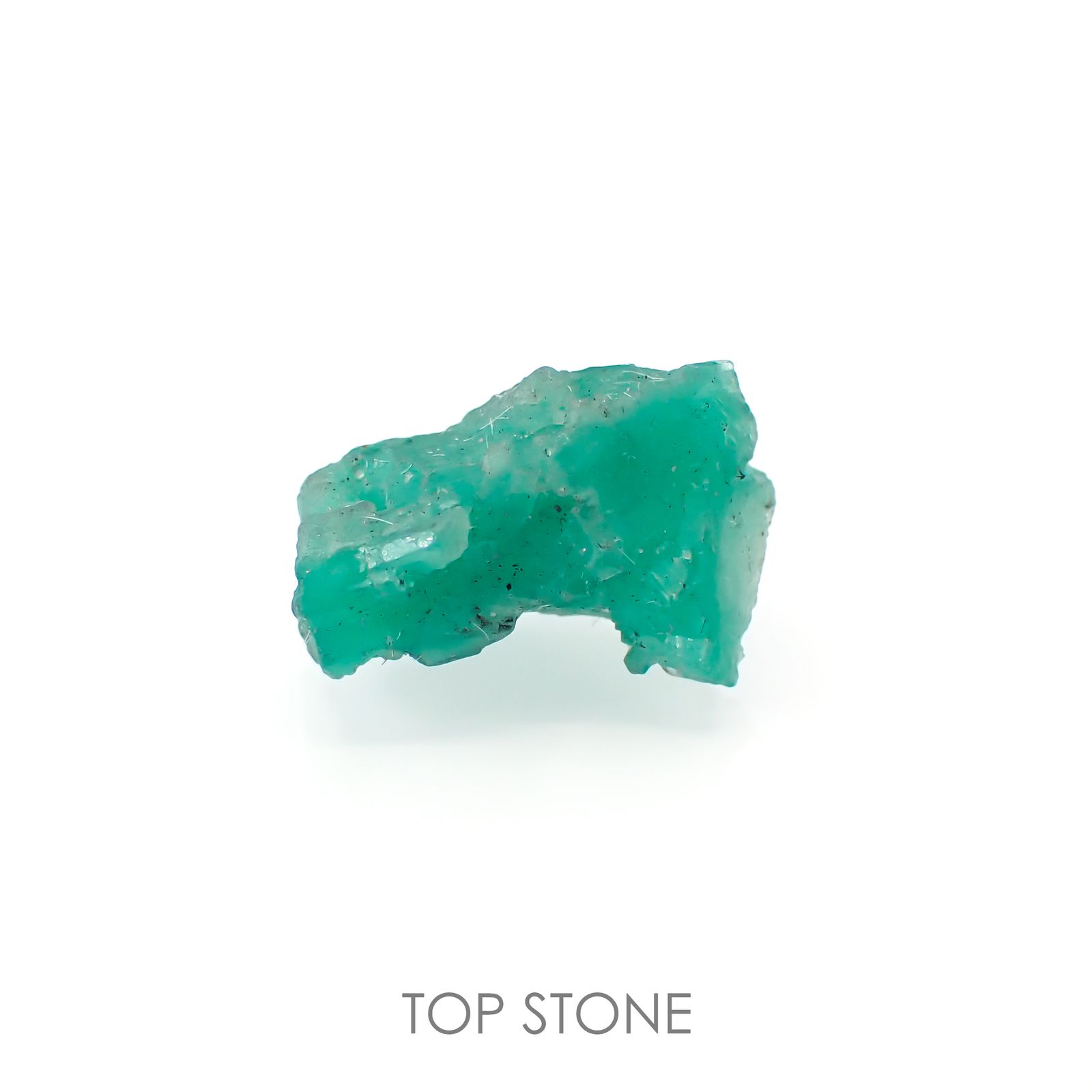 エメラルド(宝石名エメラルド) コロンビア産 原石・結晶 3.74ct 識別済[211013645]12.7×7.7mm前後