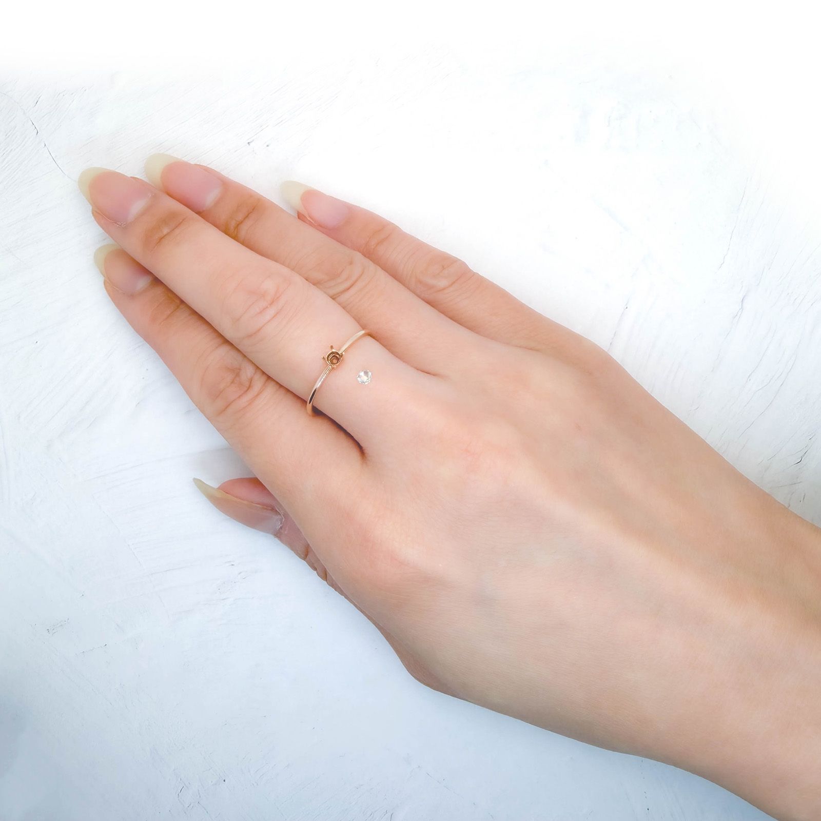 ◇ローズカット◇ダイヤモンド SI-VS | D-G 南アフリカ産 0.062ct / 2.5x2.5mm前後 [260932912]