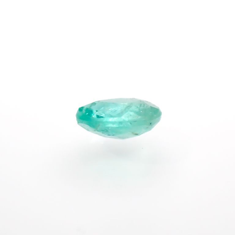 パライバトルマリン(宝石名トルマリン/別名パライバ・トルマリン)ブラジル・パライバ州バターリャ鉱山産 0.050ct 識別済[220616588]2.6x2.2mm前後