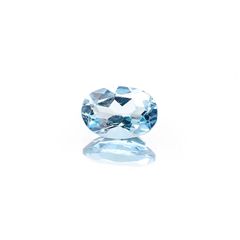 アクアマリン サンタマリアカラー(宝石名アクアマリン)モザンビーク産 識別済 0.45ct / 6.1x4.2mm前後 [2630622262]