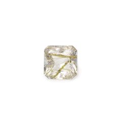 エピドートインクォーツ ブラジル産 3.85ct [240427294]9.7x9.6mm前後