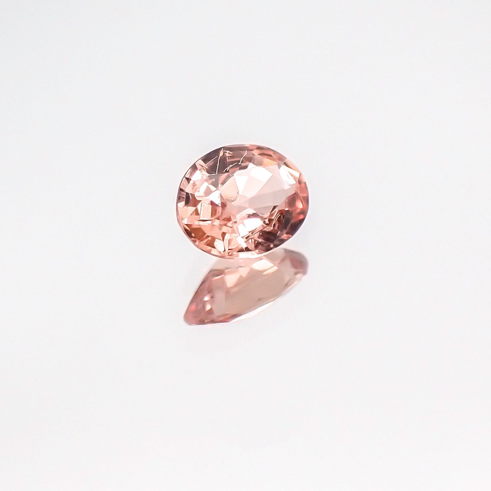 パパラチャサファイア スリランカ産 0.210ct CGL鑑付[20107263]4.1×3.3mm前後