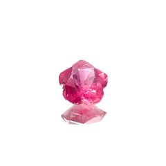 ◇カスタム・フラワーカット◇ファンシーカラーサファイア スリランカ/マダガスカル産 0.38ct[240929074]4.6x4.6mm前後