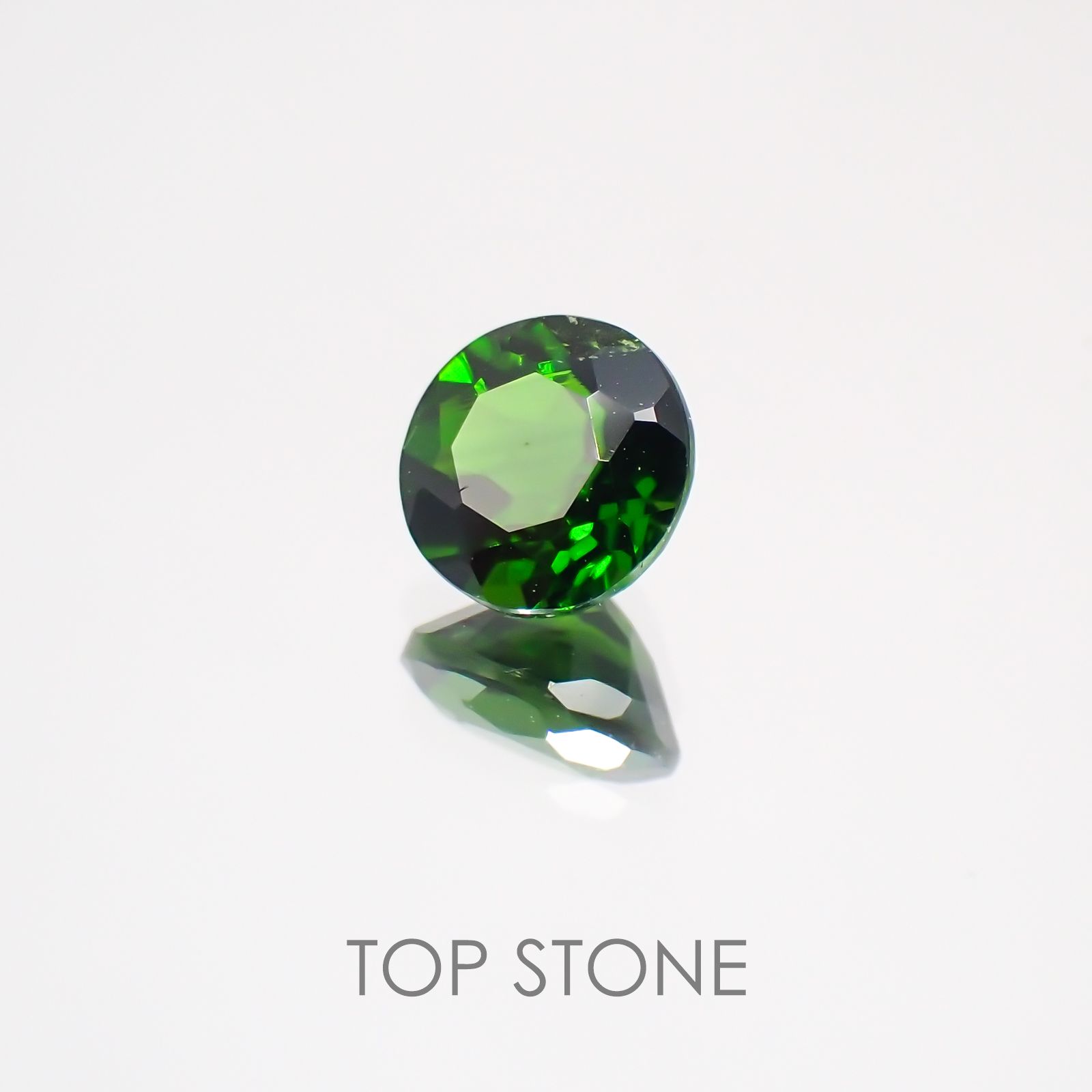 クロムダイオプサイド(宝石名クロム・ダイオプサイド) ロシア産 0.51ct 識別済[21059935]5×5mm前後