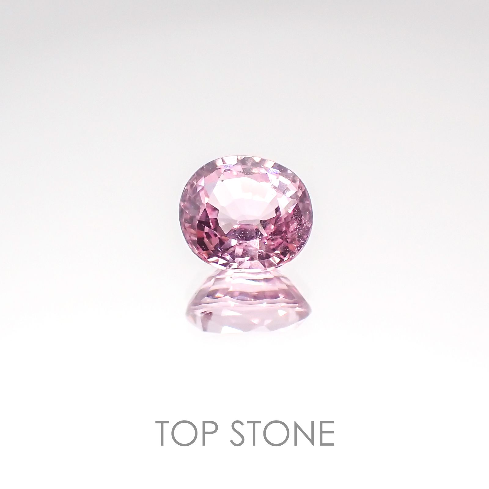 ピンクスピネル(宝石名ピンク・スピネル) タンザニア産 1.08ct 識別済[20117320]6.3×5.7mm前後