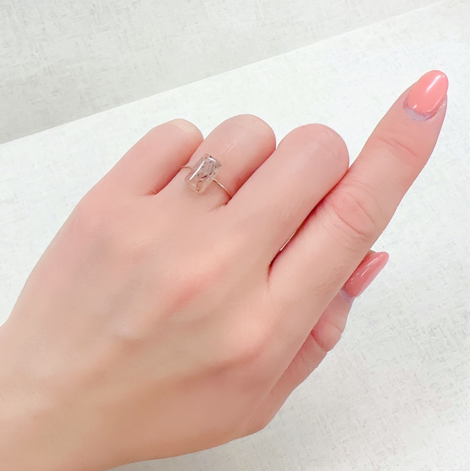 レインボーラティスサンストーン オーストラリア産 1.88ct[230220755]9.8x6mm前後