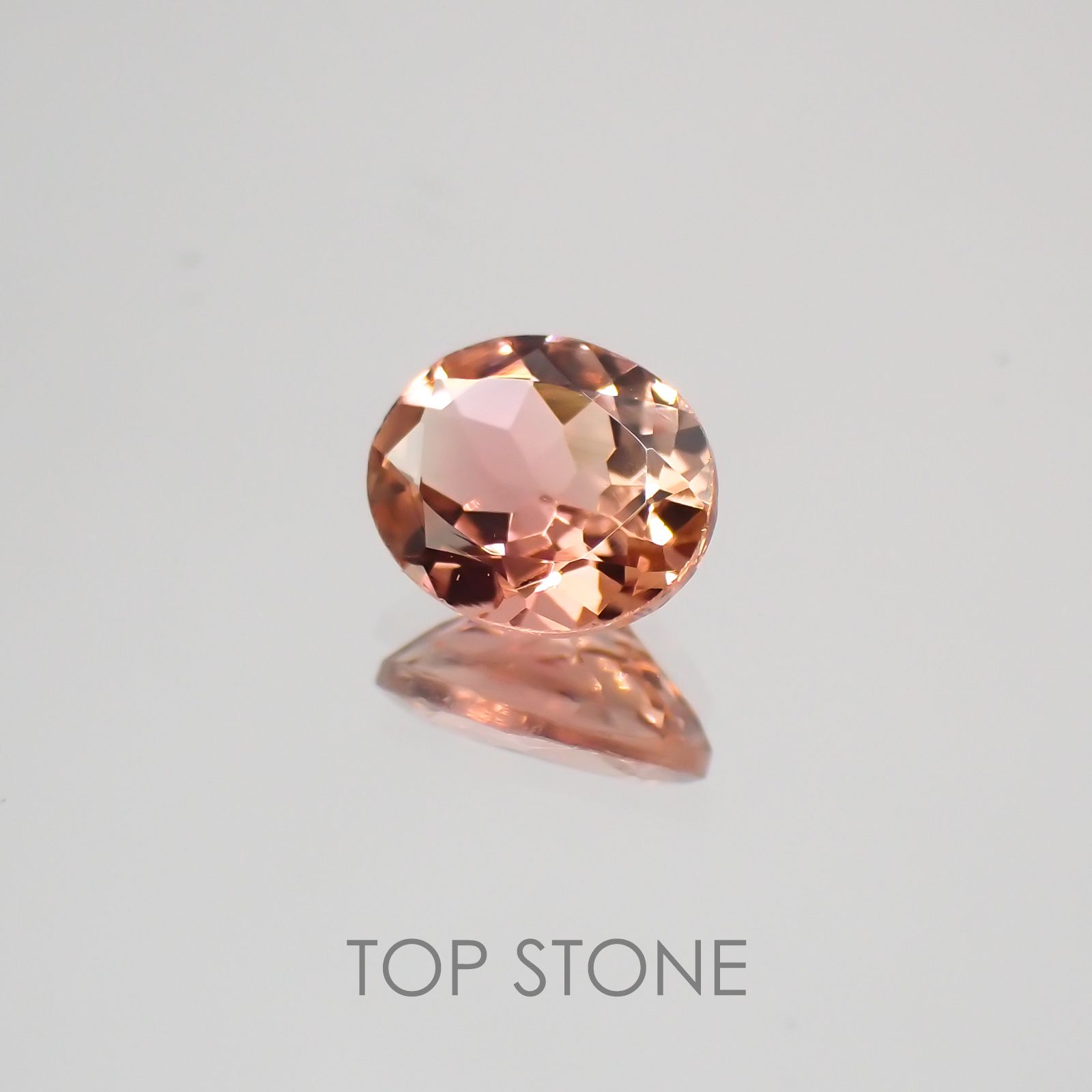 バイカラートルマリン ブラジル・アフリカ産 ルース 0.6ct[210410458]6.2×5.1mm前後
