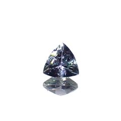 バイカラータンザナイト(宝石名ゾイサイト)タンザニア産 0.38ct 識別済[240828607]4.8x5.1mm前後