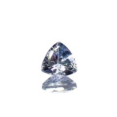 バイカラータンザナイト(宝石名ゾイサイト)タンザニア産 0.44ct 識別済[240828606]5x5.1mm前後