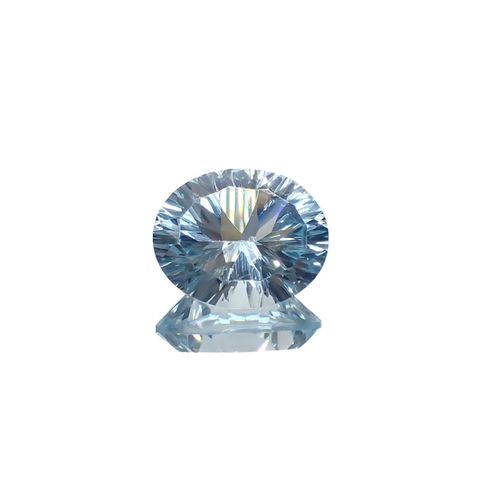 ブルートパーズ ブラジル産 3.14ct[221219346]10.1x8.1mm前後