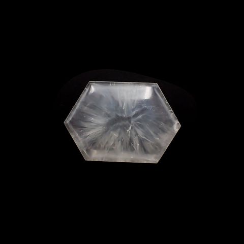 トラピッチェクォーツ 偏光板2枚付き コロンビア・ボヤカ産 44.89ct / 28.7x22.6mm前後 [230823261]