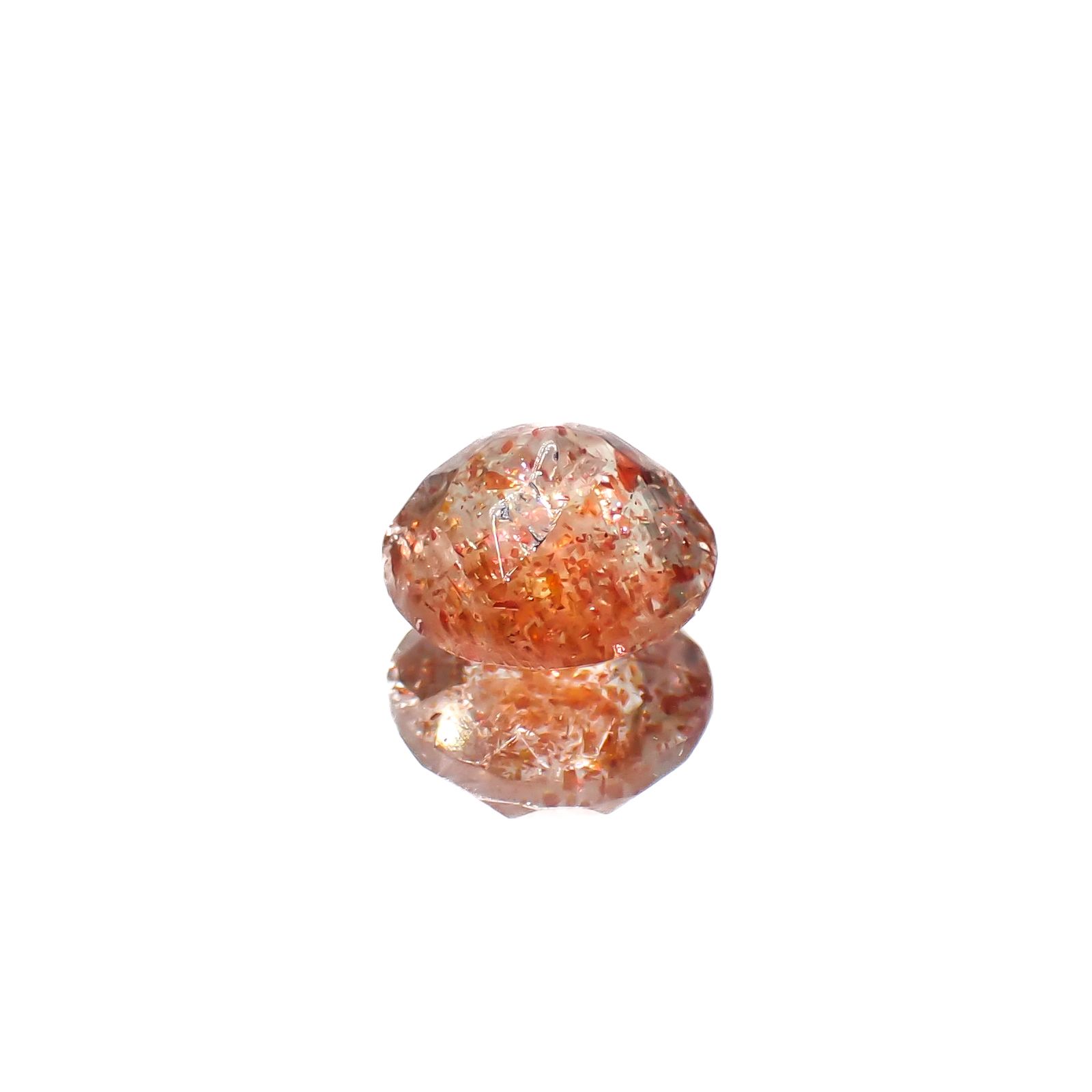 イリュージョンサンストーン タンザニア産 1.84ct[240728543]7.8x7.8mm前後