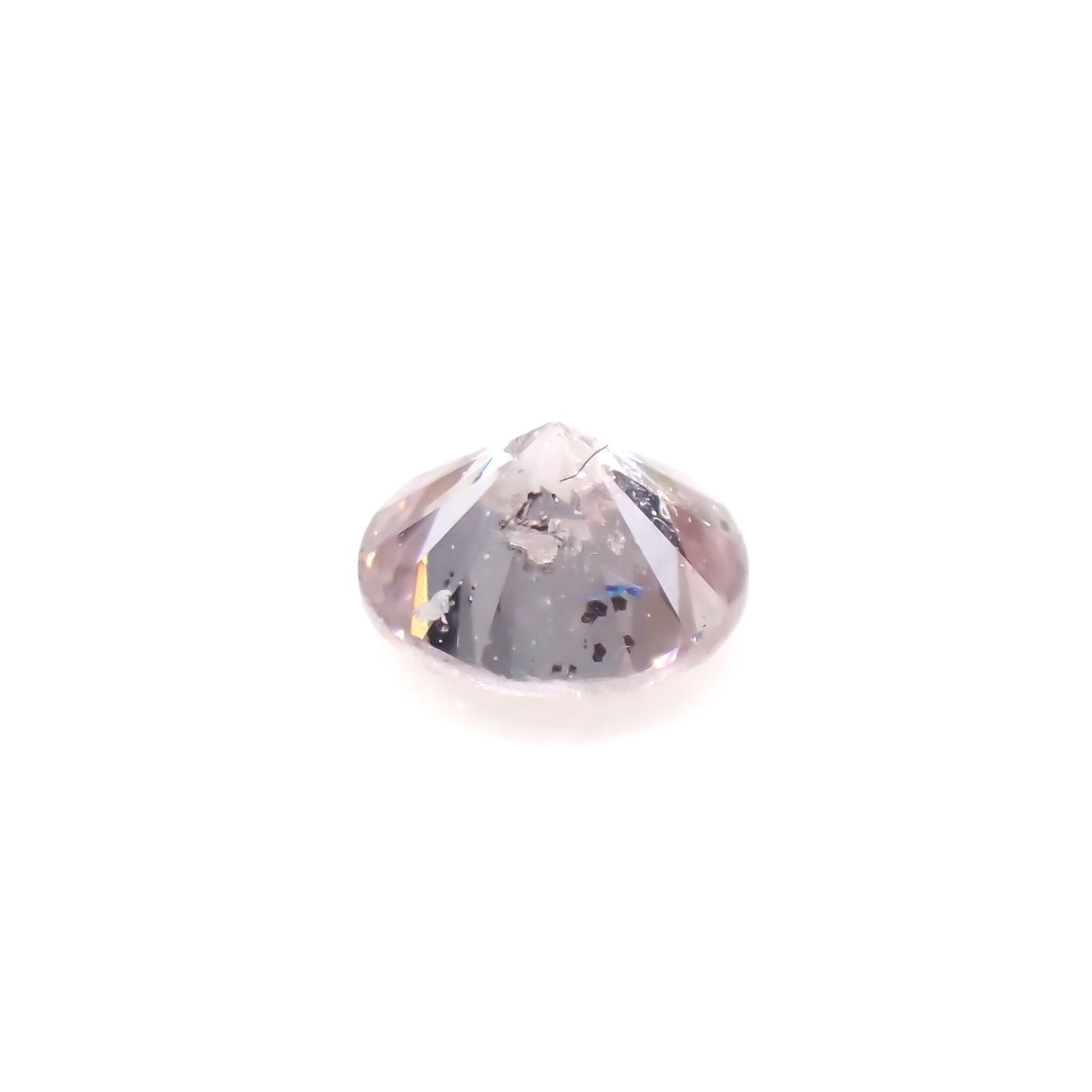 ピンクダイヤモンド (宝石名ダイアモンド)I-2 / VERY LIGHT PURPLISH PINK 0.074ct ソ付(CGL)[220716976]2.58x2.62mm前後