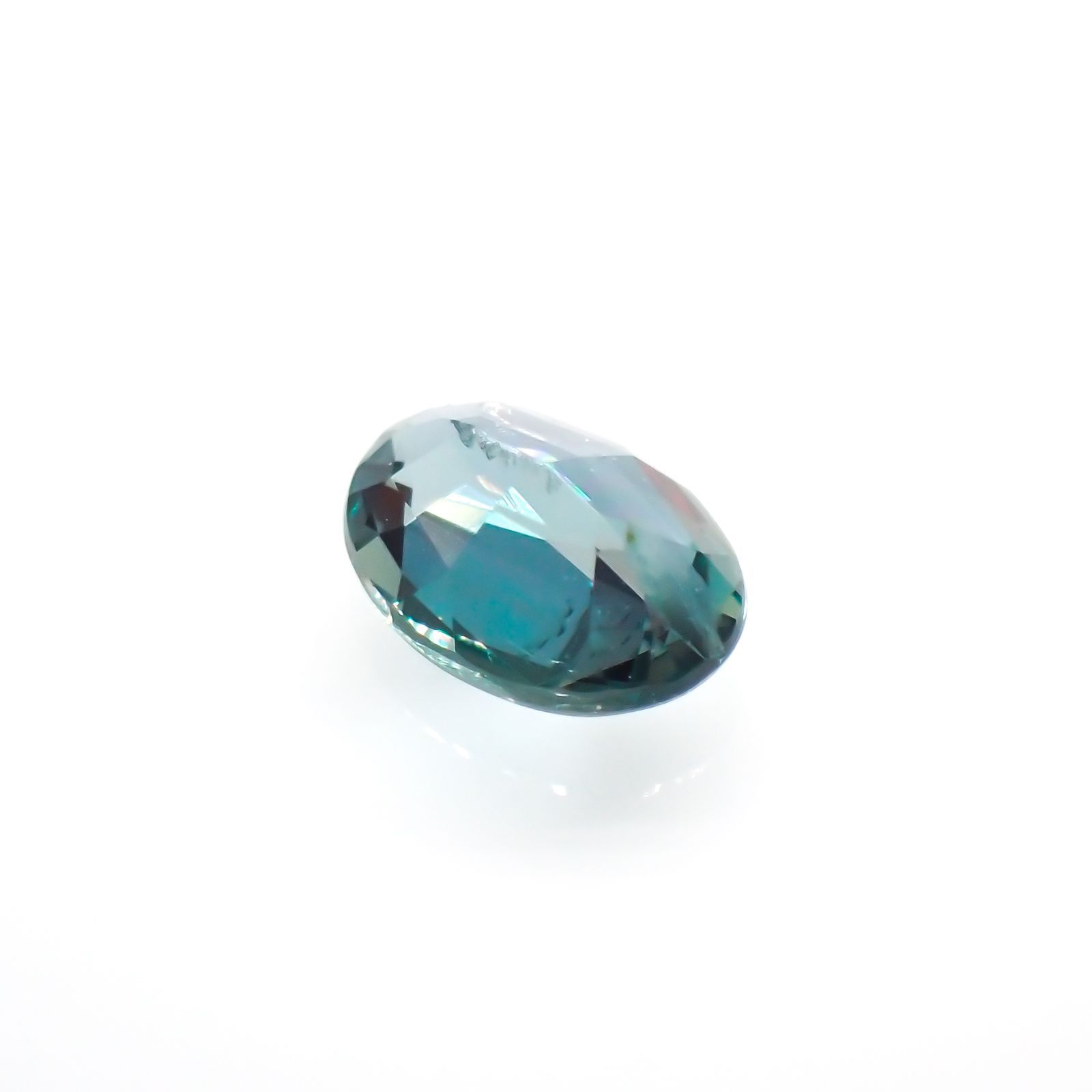 アレキサンドライト(宝石名アレキサンドライト)ブラジル産/EmeraldMains社製 0.127ct ソ付(彩珠)[220113814]3.6x2.6mm前後