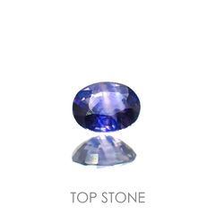 バイカラーサファイア(宝石名サファイア)タンザニア産 0.30ct 識別済[220616191]4.3x3.3mm前後